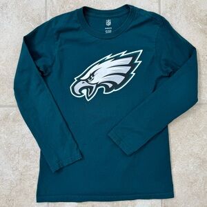 Philadelphia Eagles Youth T-Shirt 
Size: Youth Small (8)
Color: Green/White